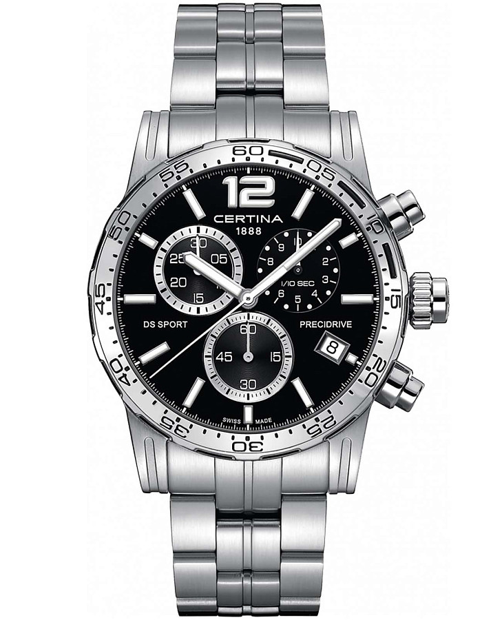 Часы Certina DS Sport C027.417.11.057.00 — мужские, черный