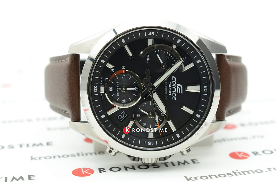 Часы Casio Edifice EFS-S530L-5A — кожаный, мужские
