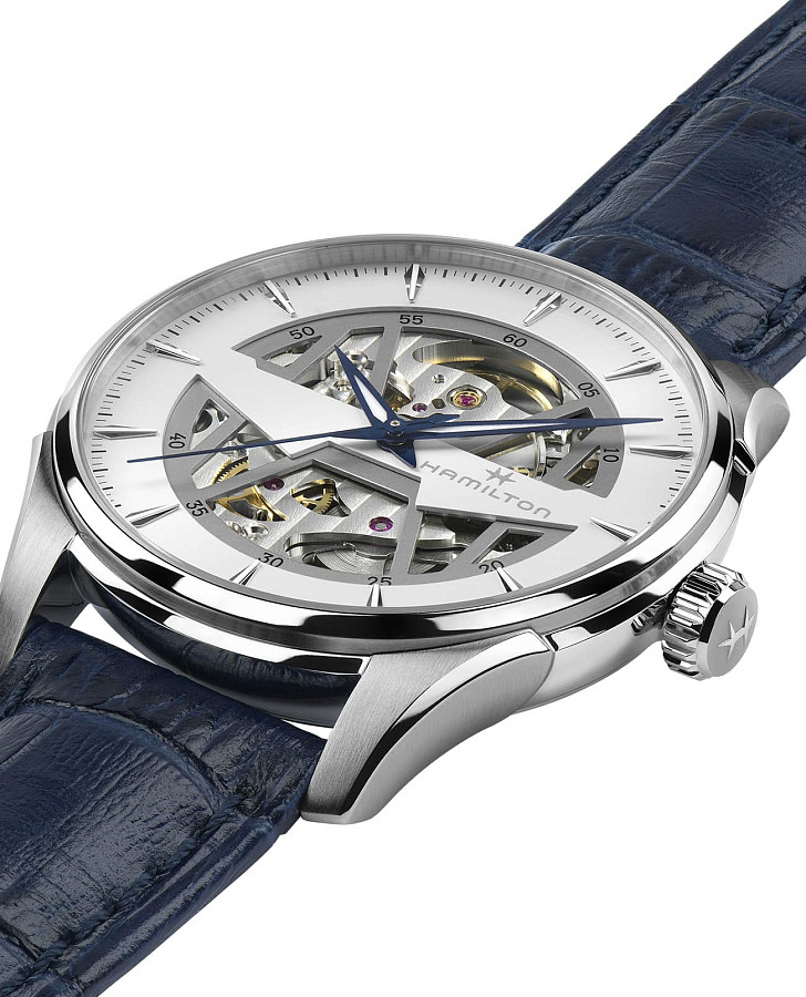 Часы Hamilton Jazzmaster Skeleton Auto H42535610 — механические, сталь