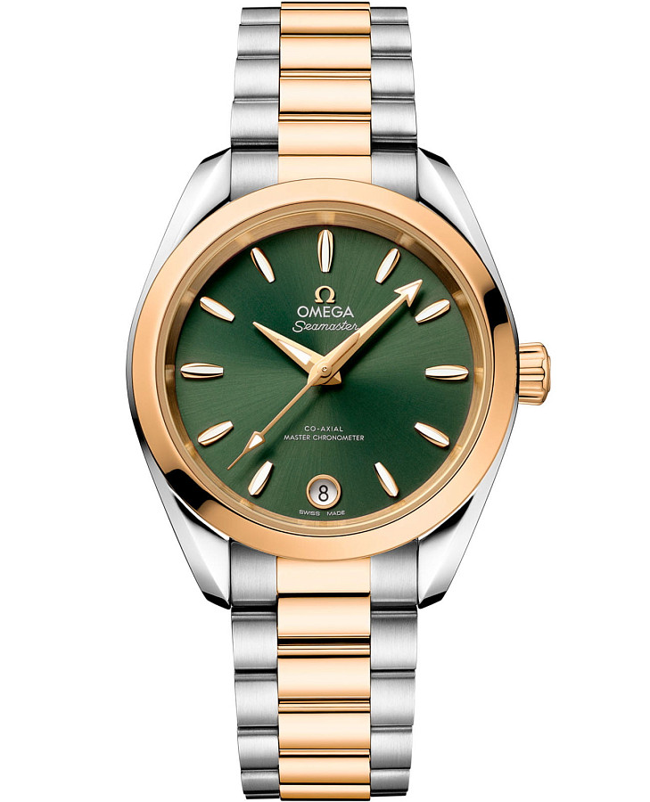 Часы Omega Seamaster Aqua Terra 220.20.34.20.10.002 — женские, зеленый