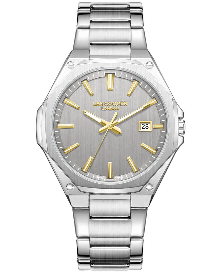 Часы Lee Cooper LC08252.360 — мужские, серебристый