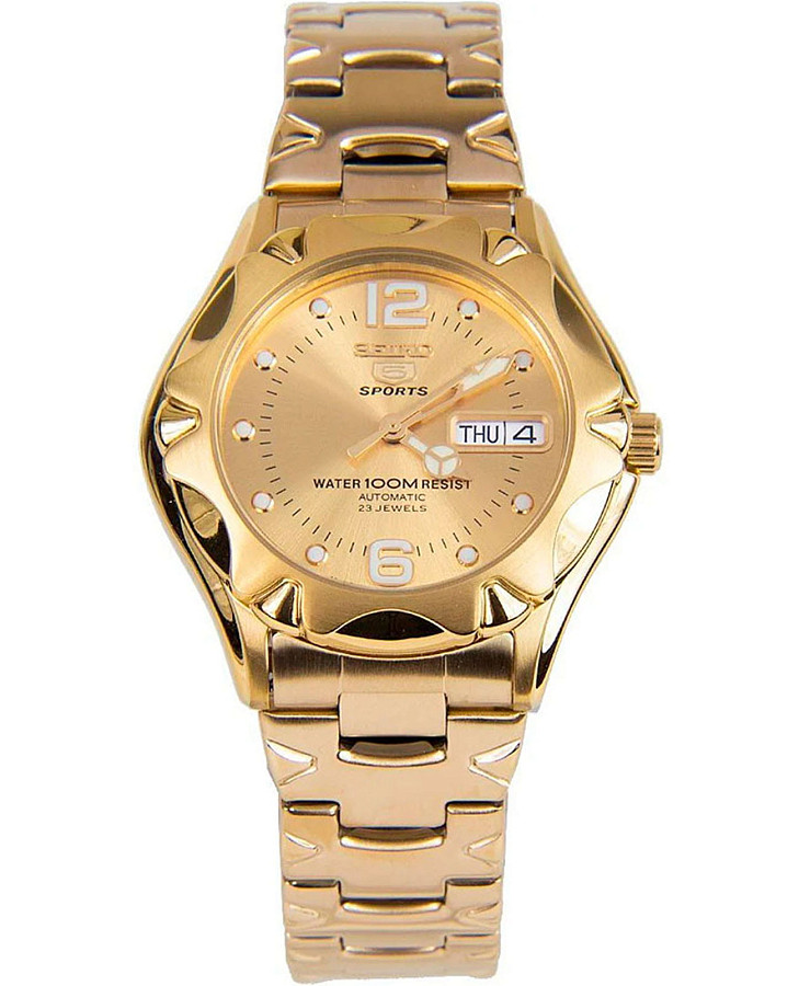 Часы Seiko 5 Sports SNZ460J1 — мужские, золотой