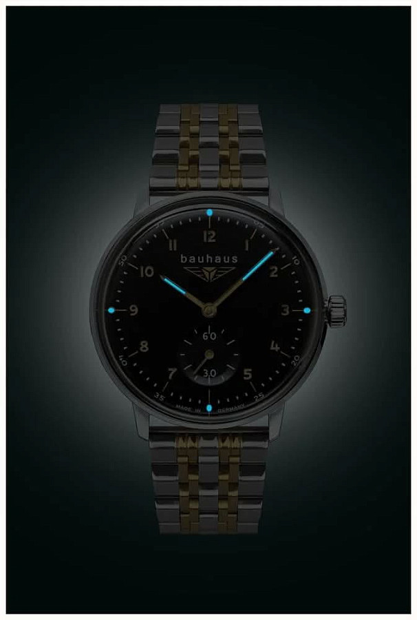 Часы Bauhaus Classic 2037M3 — кварцевые, сталь металл