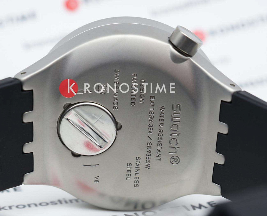 Часы Swatch Big Bold Irony Lacquered SB07S105 — резина, мужские
