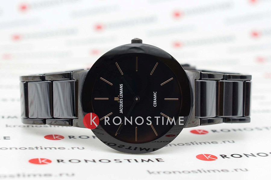 Часы Jacques Lemans High Tech Ceramic 42-7O — кварцевые, сталь металл
