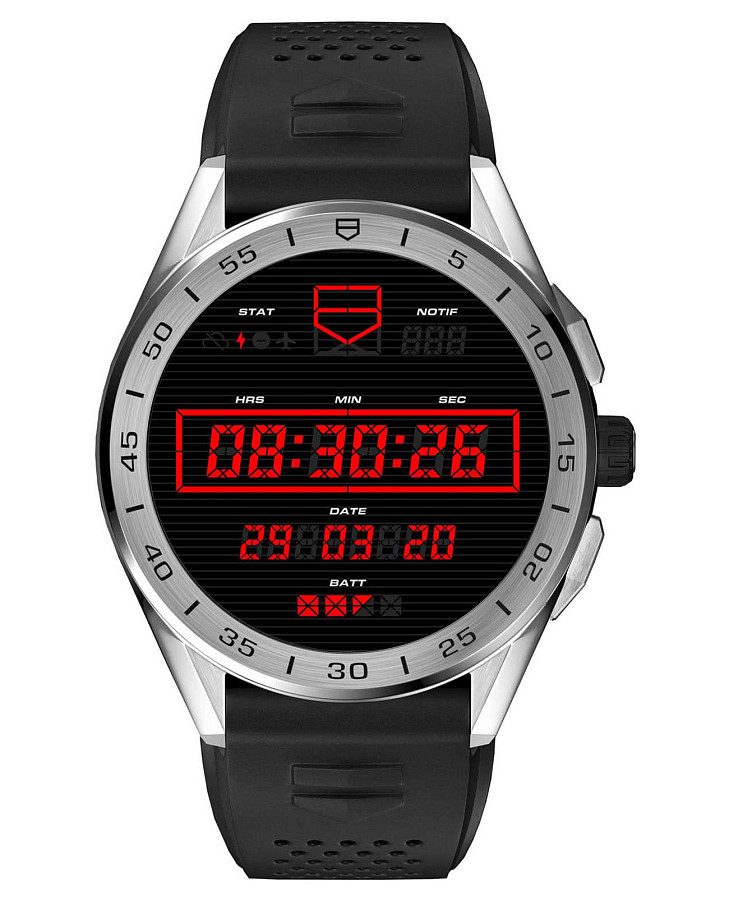 Часы TAG Heuer Connected Calibre E3 - 45 mm SBG8A12.BT6219 — мужские, черный