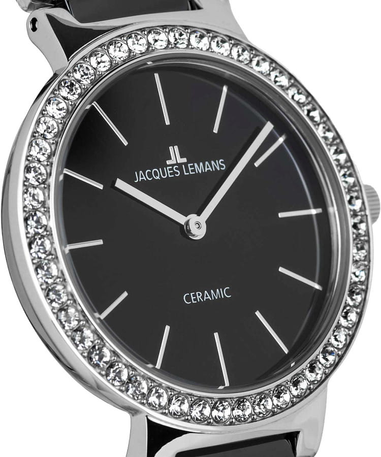 Часы Jacques Lemans High Tech Ceramic Monaco 50-7A — кварцевые, металл сталь