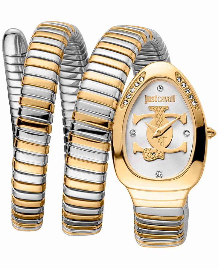 Часы Just Cavalli Snake JC1L228M0065 — женские, серебристый