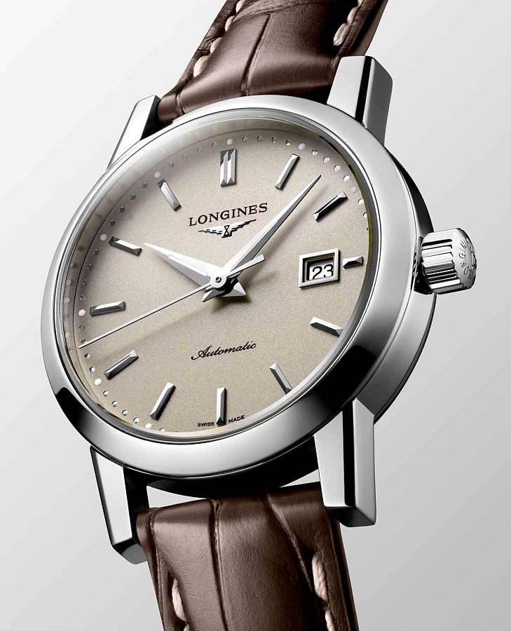 Часы Longines 1832 L4.325.4.92.2 — механические, сталь металл