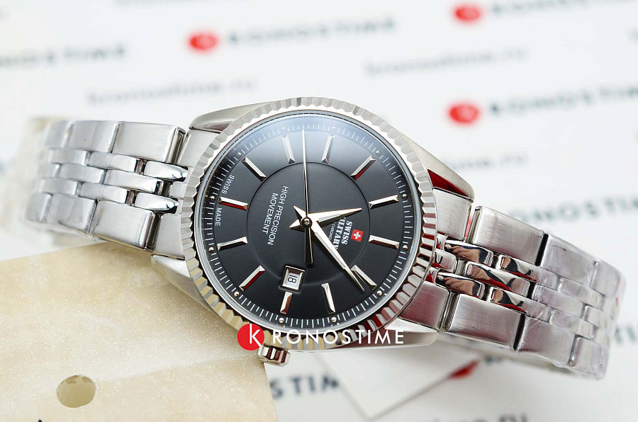 Часы Swiss Military by Chrono Сверхточные SM34066.01 — женские, нержавеющая сталь
