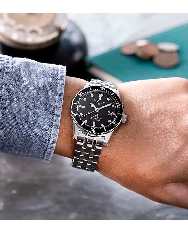 Часы Orient Star RE-AU0601B (RK-AU0601B) — черный, механические