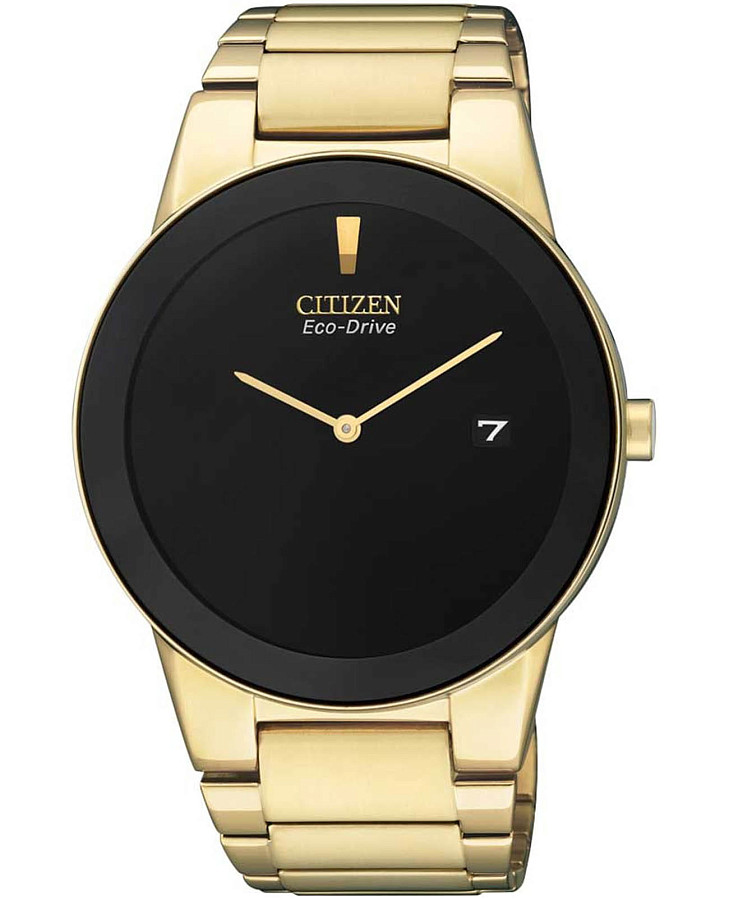 Часы Citizen Eco-Drive Axiom AU1062-56E — мужские, нержавеющая сталь с ip-покрытием