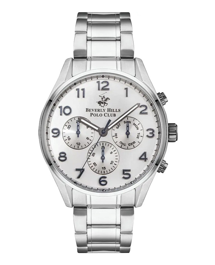 Часы Beverly Hills Polo Club BP3281X.330 — мужские, серебристый