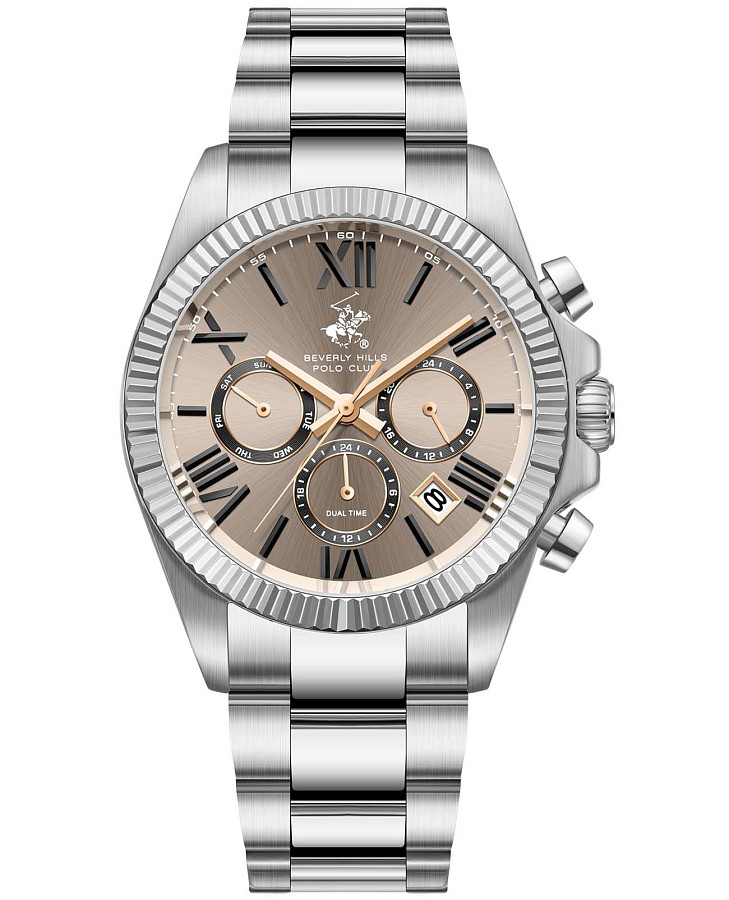Часы Beverly Hills Polo Club BP3874X.360 — мужские, серый