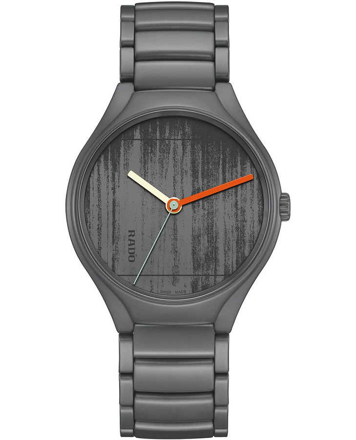 Часы Rado True Round x Les Couleurs Le Corbusier R27048162 — мужские, серый