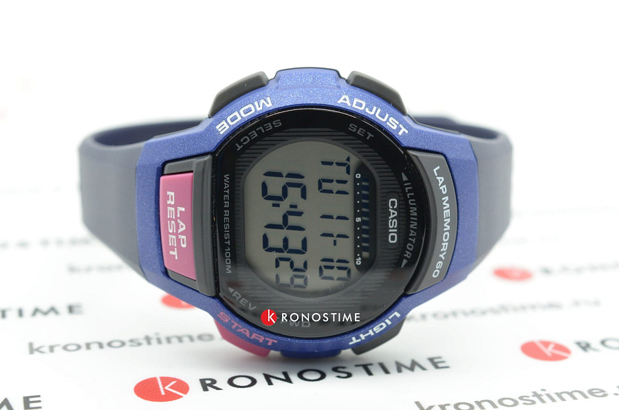 Часы Casio Collection LWS-1000H-2A — пластик, женские