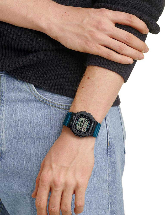 Часы Casio Collection WS-1400H-3AVDF (WS-1400H-3A) — кварцевые, пластик