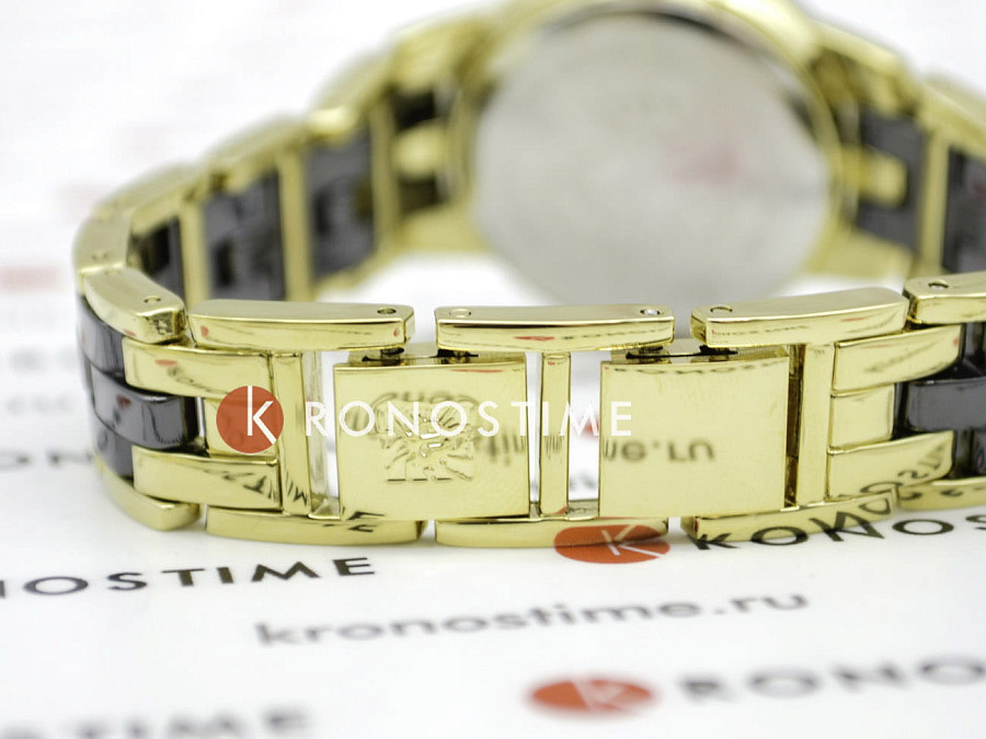 Часы Anne Klein Diamond 1610BKGB — женские, нержавеющая сталь с ip-покрытием