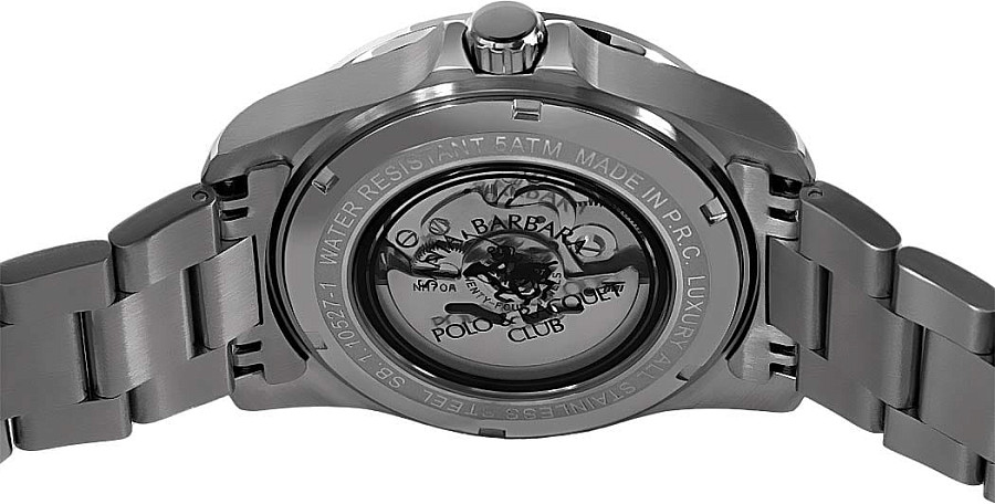 Часы Santa Barbara Polo & Racquet Club Luxury SB.1.10527-1 — механические, сталь металл