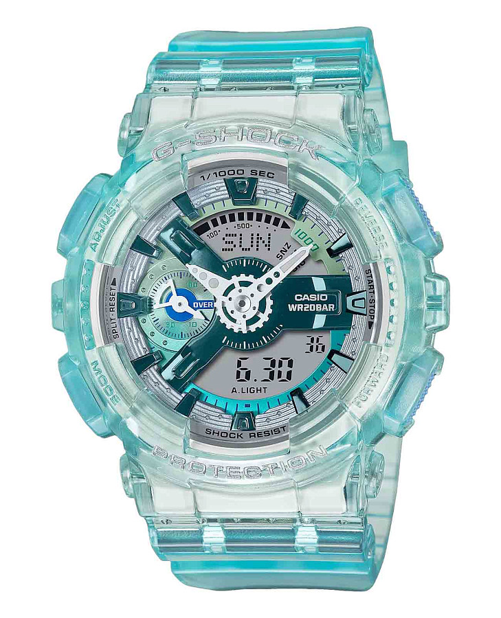 Часы Casio G-Shock GMA-S110VW-2ADR — женские, голубой