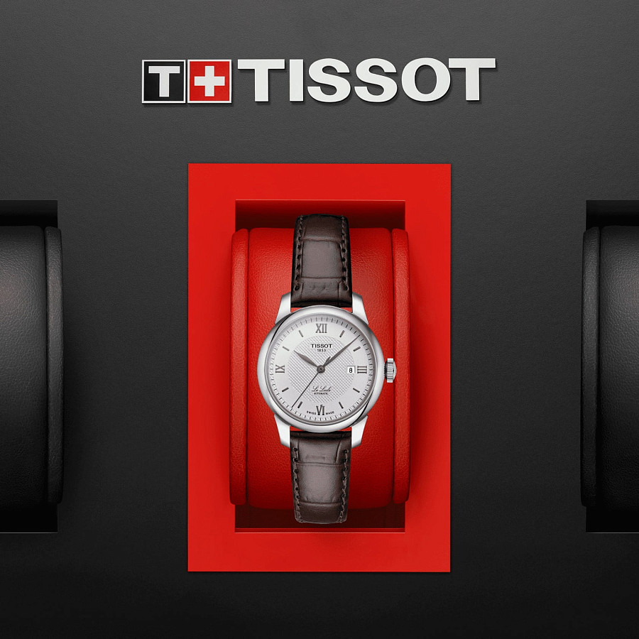 Часы Tissot Le Locle Automatic Lady T006.207.16.038.00 — кожаный, женские