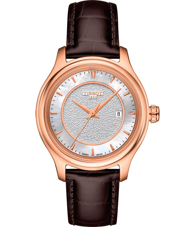 Часы Tissot Fascination Lady 18K Gold T924.210.76.111.00 — женские, белый