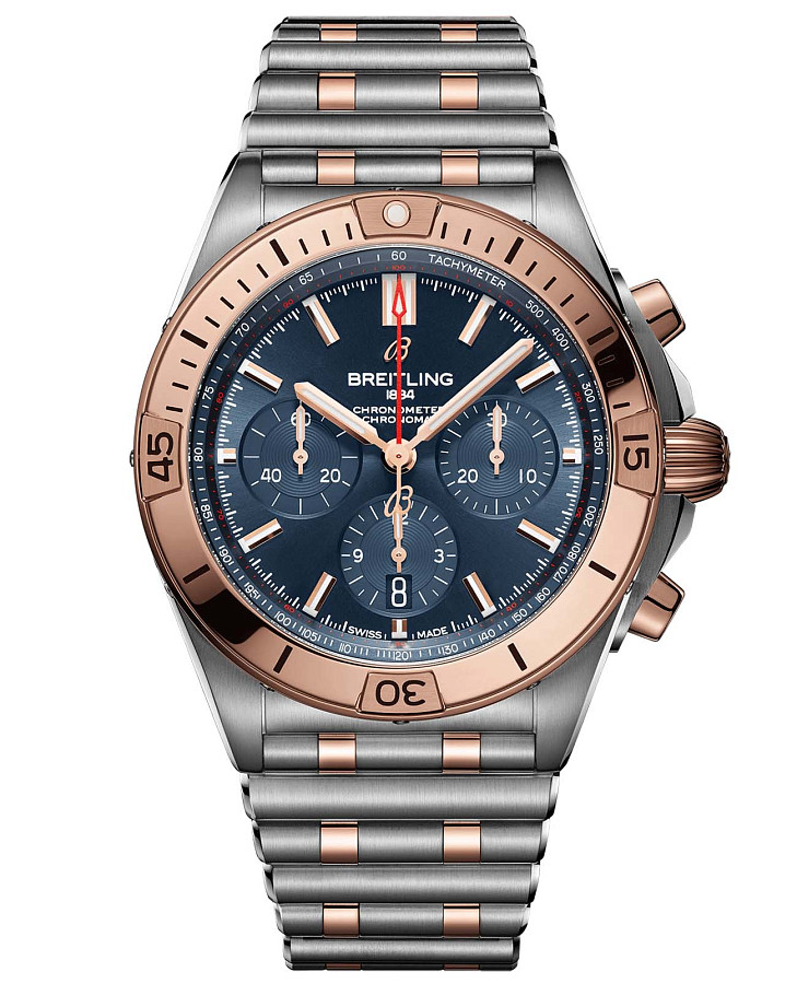 Часы Breitling Chronomat B01 42 UB0134101C1U1 — мужские, черный