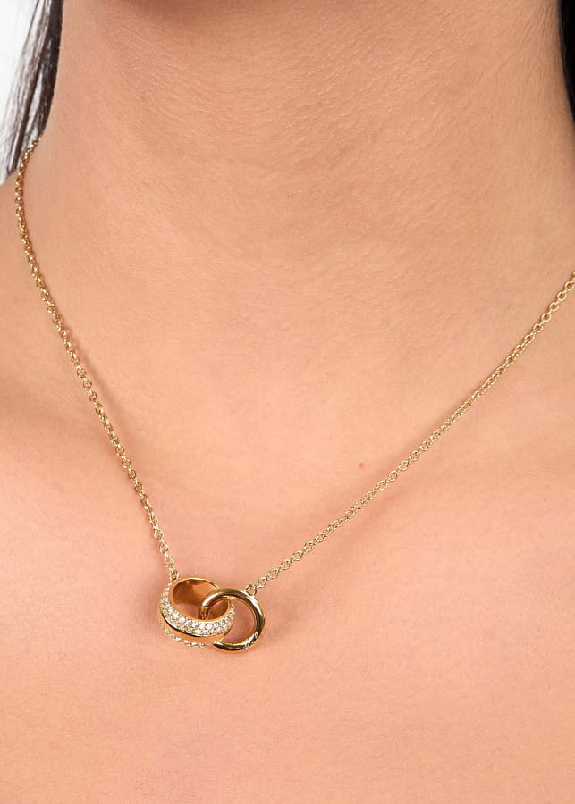 Часы Колье Karl Lagerfeld Bond Pave KLBJY02 с кристаллами