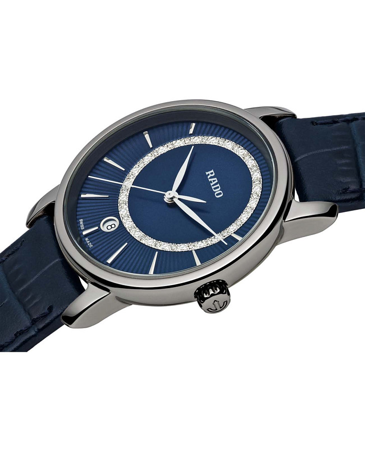 Часы Rado Diamaster R14078205 — кварцевые, керамика металл