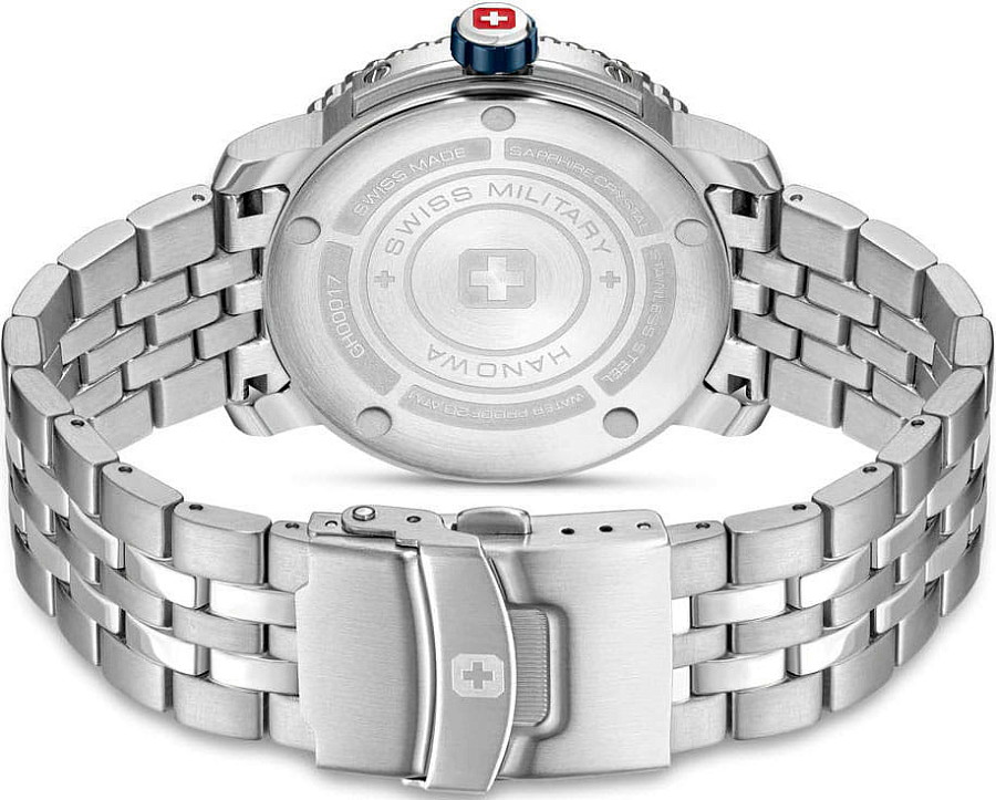 Часы Swiss Military Hanowa Black Marlin SMWGH0001703 — нержавеющая сталь, мужские