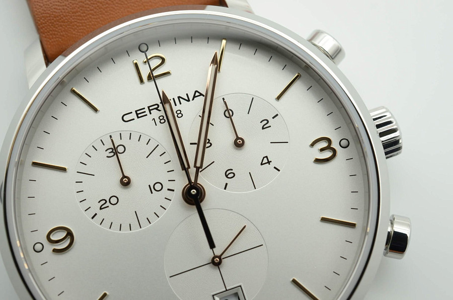 Часы Certina DS Caimano Chronograph C035.417.16.037.01 — Швейцария, кварцевые