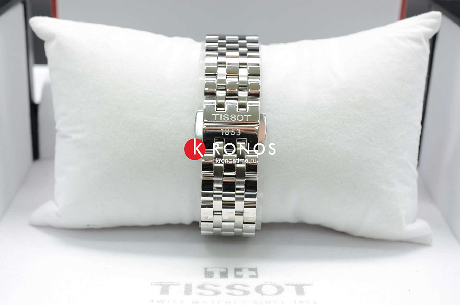 Часы Tissot Carson Automatic Lady T122.207.11.036.00 — нержавеющая сталь, белый