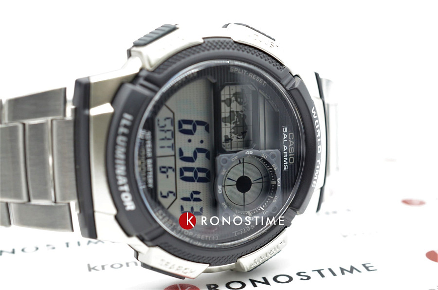 Часы Casio Collection AE-1000WD-1AVDF (AE-1000WD-1A) — кварцевые, пластик