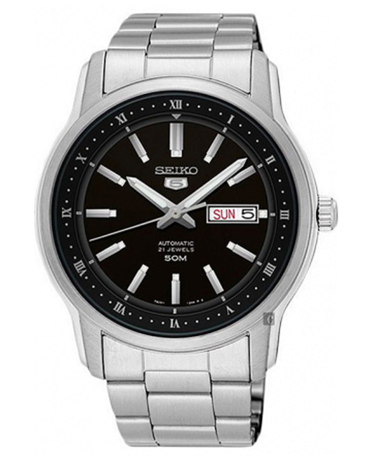 Часы Seiko 5 Regular SNKP11K1 — мужские, черный