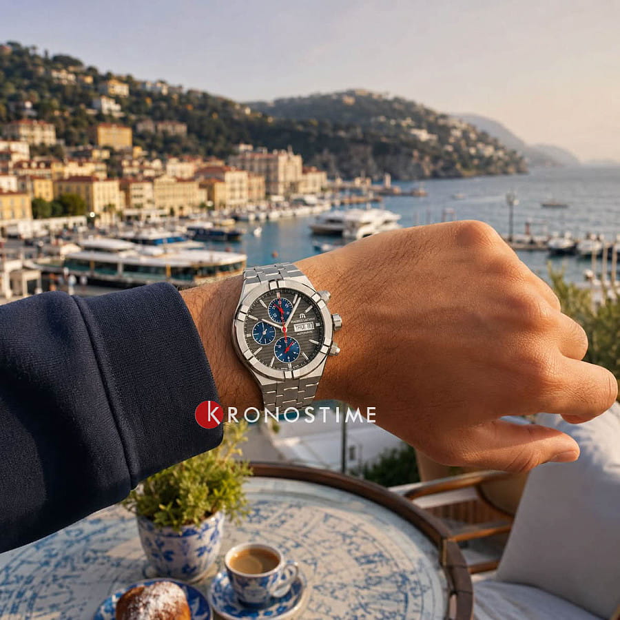 Часы Maurice Lacroix Aikon AI6038-TT03F-331-A — нержавеющая сталь, мужские