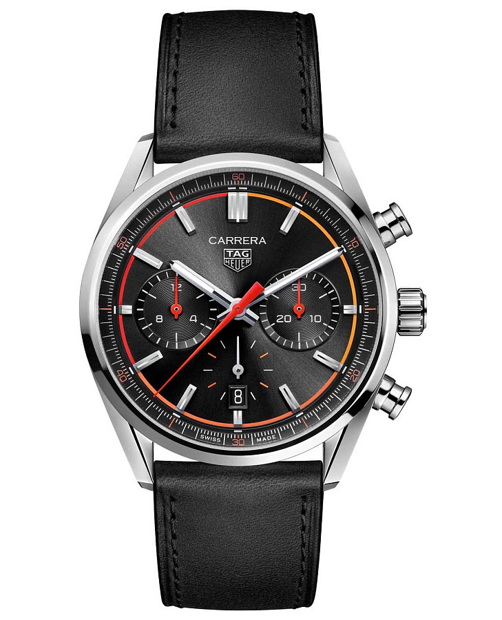 Часы TAG Heuer Carrera Chronograph CBN201C.FC6542 — мужские, черный