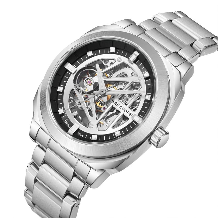 Часы Lee Cooper LC08075.330 — механические, суперметалл металл