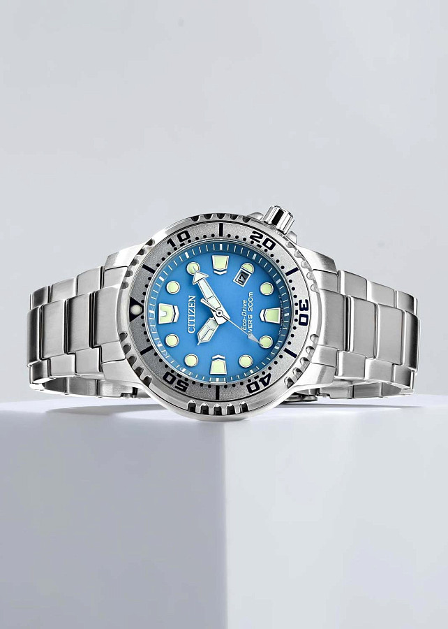 Часы Citizen Promaster BN0165-55L — мужские, нержавеющая сталь