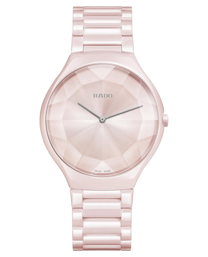 Часы Rado True Thinline x Great Gardens of the World R27120402 — женские, розовый