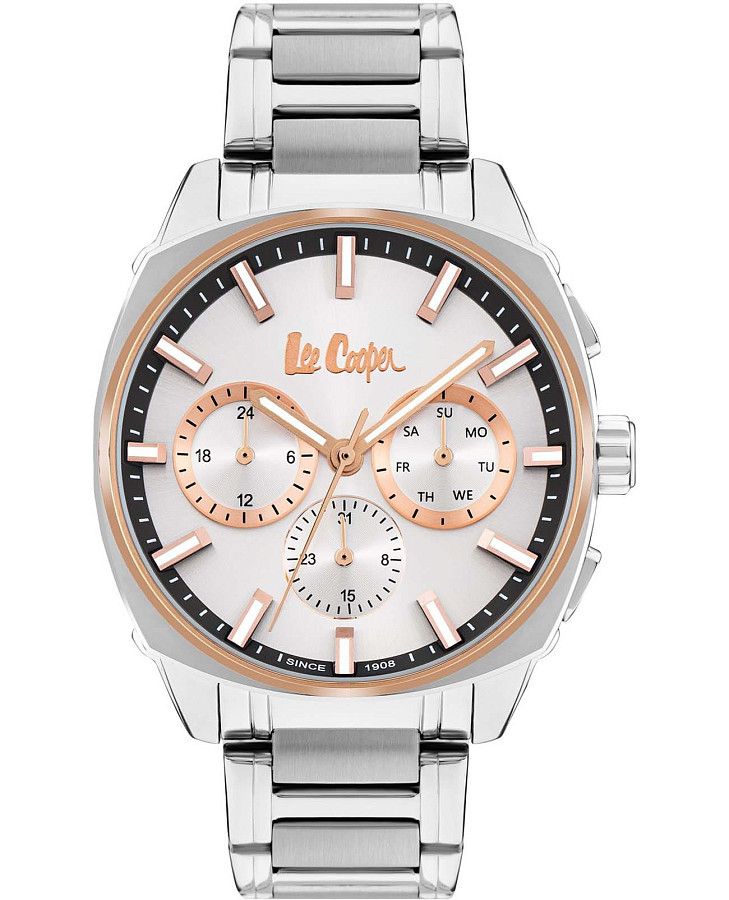 Часы Lee Cooper LC07925.230 — мужские, серебристый