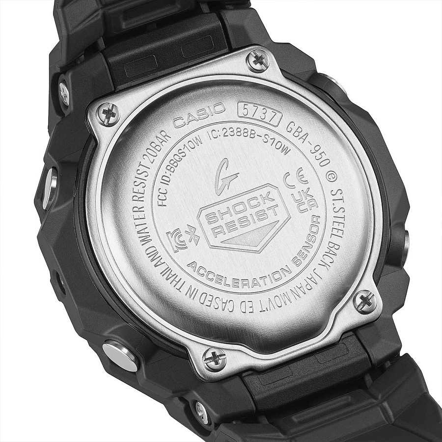 Часы Casio G-Shock GBA-950-1A4 — пластик, Япония