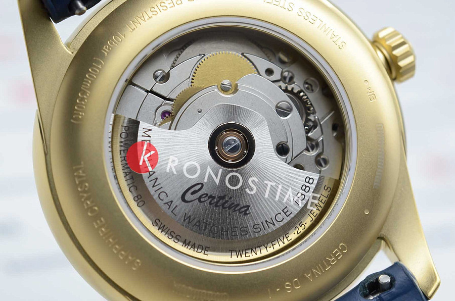 Часы Certina DS-1 Big Date Powermatic 80 C029.426.36.041.00 — мужские, кожаный