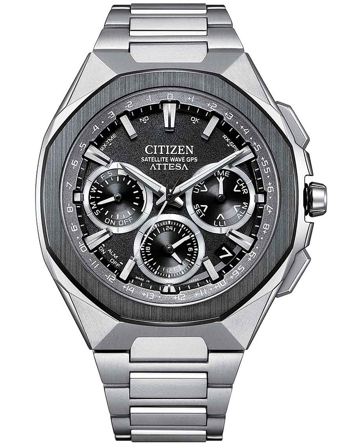 Часы Citizen Attesa CC4104-53E — мужские, черный