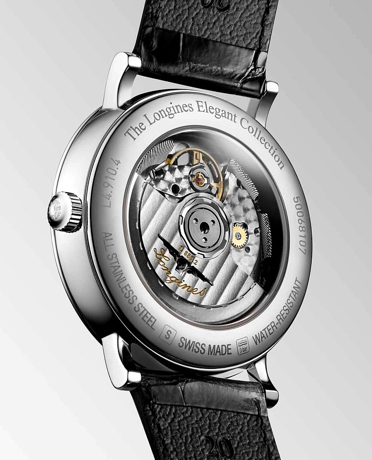 Часы Longines Elegant Collection L4.910.4.72.2 — кожаный, мужские