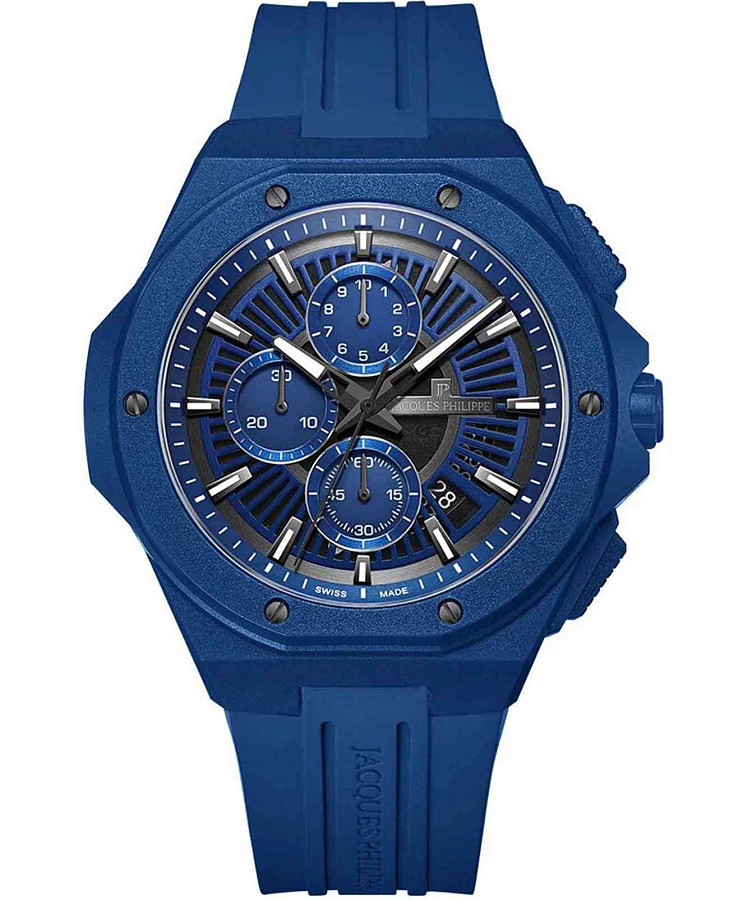 Часы Jacques Philippe Militia JPQGC515432 — мужские, синий