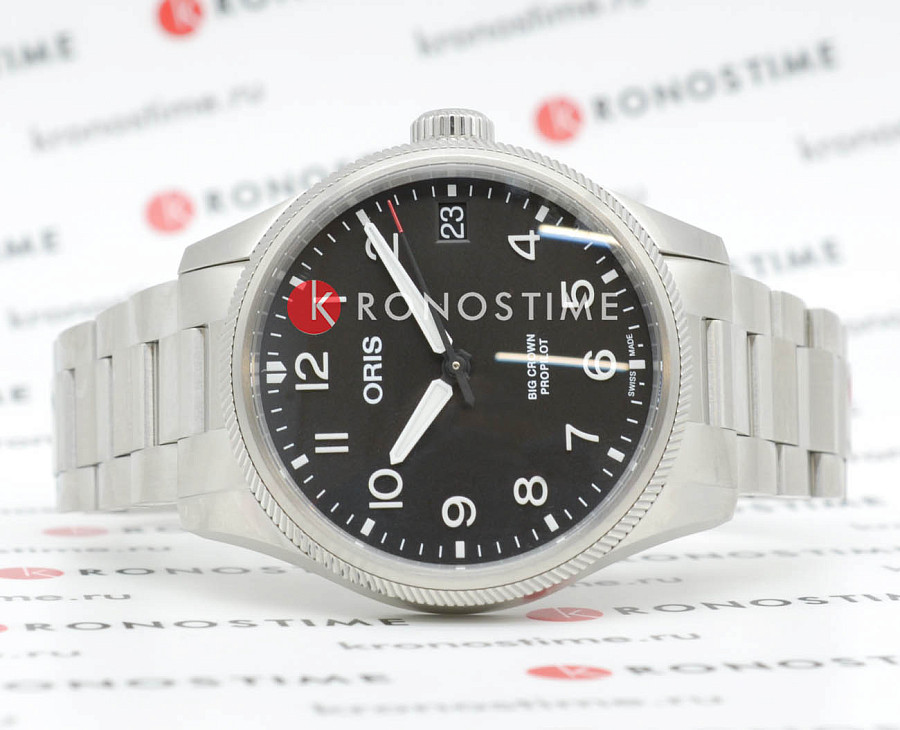 Часы Oris Propilot Big Crown Propilot Big Date 01 751 7761 4164-07 8 20 08 — механические, металл сталь