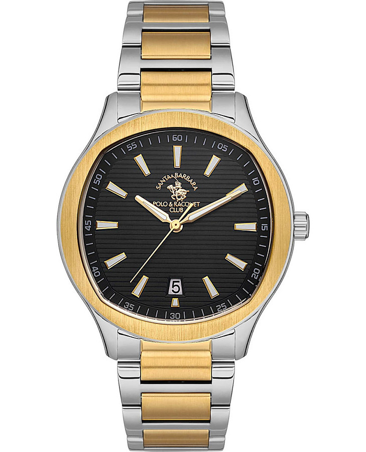 Часы Santa Barbara Polo & Racquet Club Luxury SB.1.10521-4 — мужские, черный
