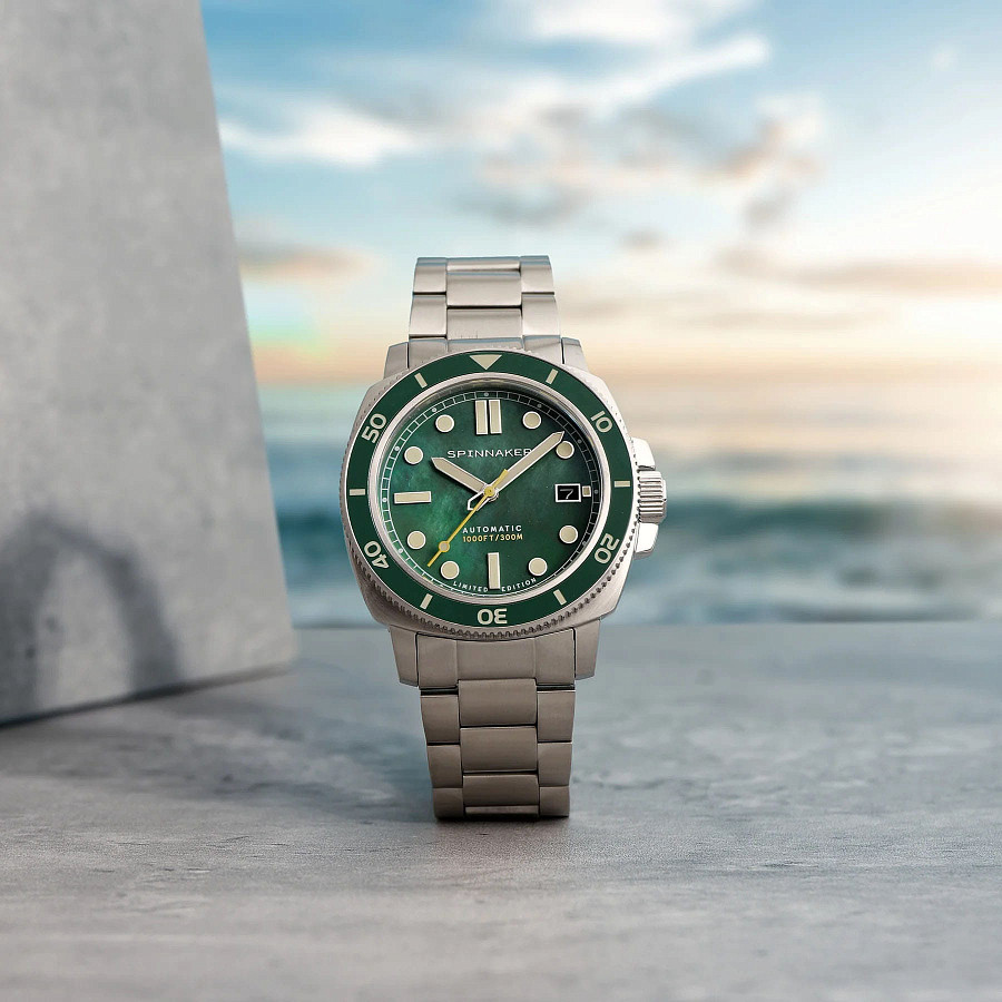 Часы Spinnaker Hull Pearl Diver Automatic Limited Edition SP-5106-33 — металл сталь, Англия