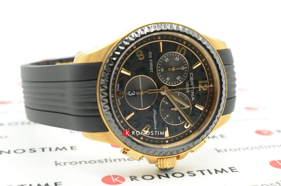 Часы Certina DS First Lady Ceramic C030.217.37.057.00 — кварцевые, сталь металл
