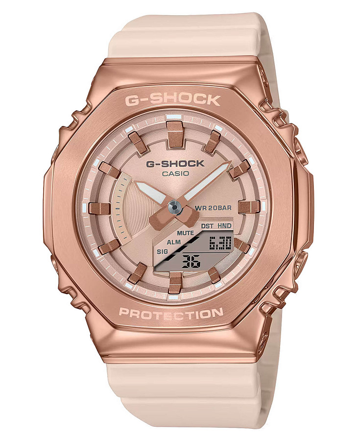 Часы Casio G-Shock GM-S2100PG-4ADR (GM-S2100PG-4A) — женские, золотой